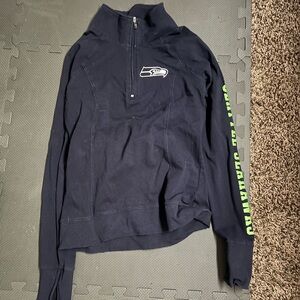 Seattle Seahawks PINK quarter zip